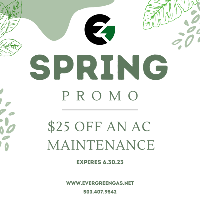 Spring 2023 Promotion – $25 Off AC Maintenance
